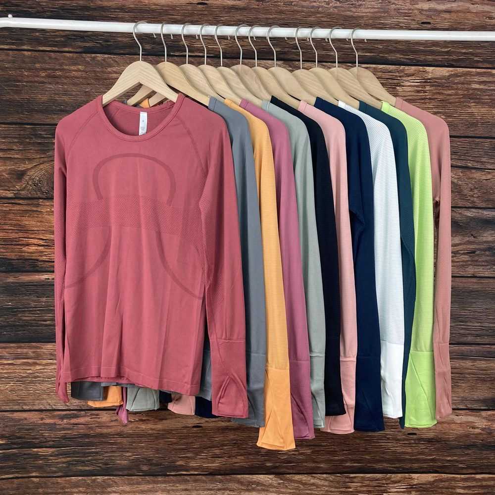 Women Long Sleeve T Shirt Crop Top Seamless Yoga Shirts lululemens Swiftly Tech 2.0 Fitness Workout Sports Tee Female Gym Clothing With Woman, Black
Women Long Sleeve T Shirt Crop Top Seamless Yoga Shirts lululemens Swiftly Tech 2.0 Fitness Workout Sports Tee Female Gym Clothing With Woman, Black