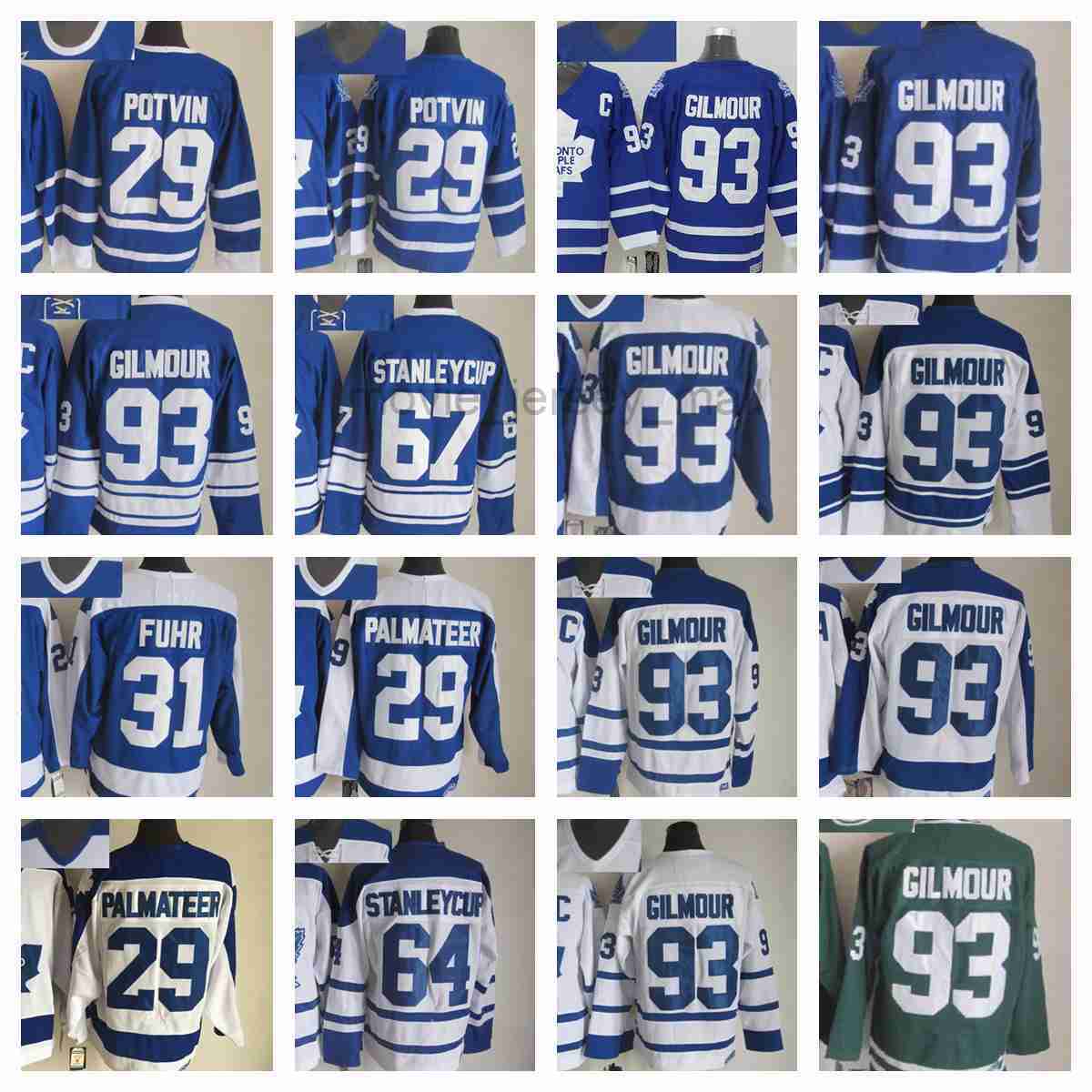 Toronto Maple''Leafs''New Retro Ice Hockey Jerseys 93 Doug Gilmour 64 Stanleycup 29 Felix Potvin 31 Grant Fuhr Stitched Jersey, Same as picture (with team name)
Toronto Maple''Leafs''New Retro Ice Hockey Jerseys 93 Doug Gilmour 64 Stanleycup 29 Felix Potvin 31 Grant Fuhr Stitched Jersey, Same as picture (with team name)