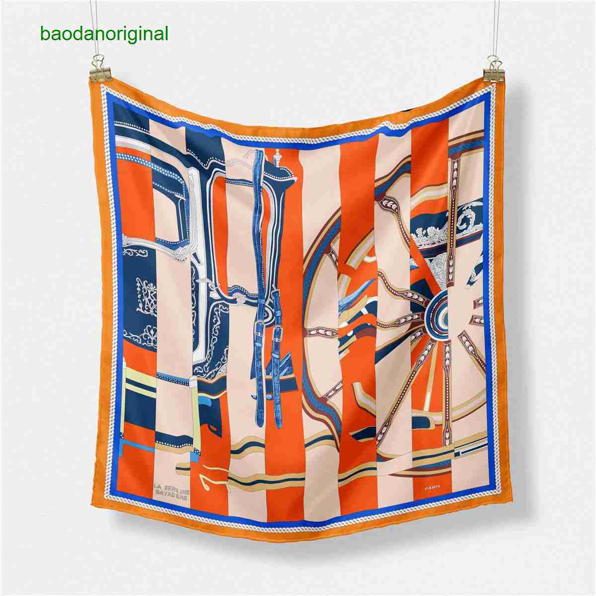 Hemres Designer Scarves Summer 53cm New Palace Carriage Women's Twill Decoration Temperament Silk Small Square Scarf
Hemres Designer Scarves Summer 53cm New Palace Carriage Women's Twill Decoration Temperament Silk Small Square Scarf