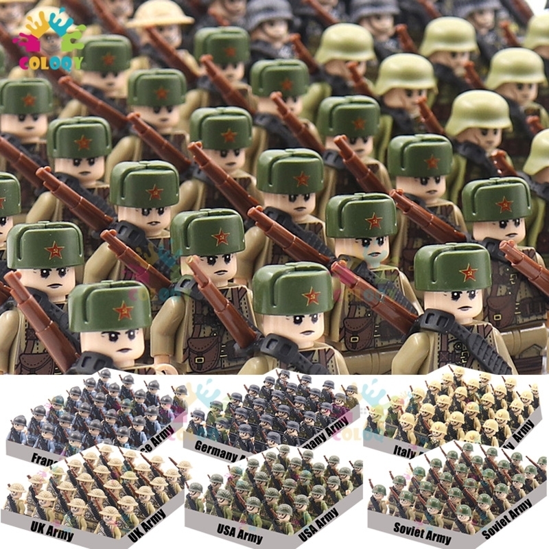 Soldier Kids Toys WW2 Military Figures Building Blocks Nation Army Soldiers Assemble Bricks Educational For Boys Christmas Gift 230511, Dark khaki
Soldier Kids Toys WW2 Military Figures Building Blocks Nation Army Soldiers Assemble Bricks Educational For Boys Christmas Gift 230511, Dark khaki