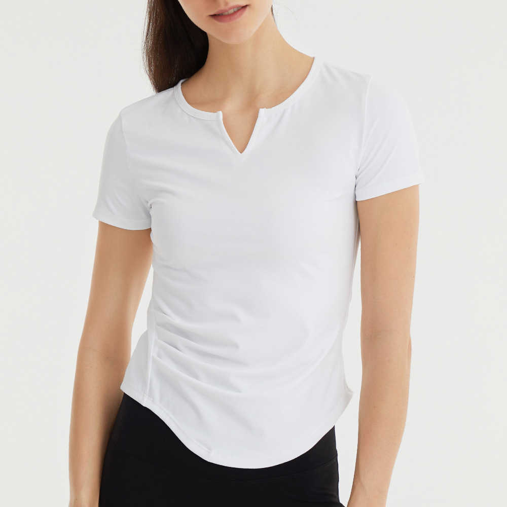 Designer Women T Shirt Sports T-shirt Running Fitness Short Sleeve Top Slim Fit Luelastic Quick Dried Yoga Suit, Black
Designer Women T Shirt Sports T-shirt Running Fitness Short Sleeve Top Slim Fit Luelastic Quick Dried Yoga Suit, Black