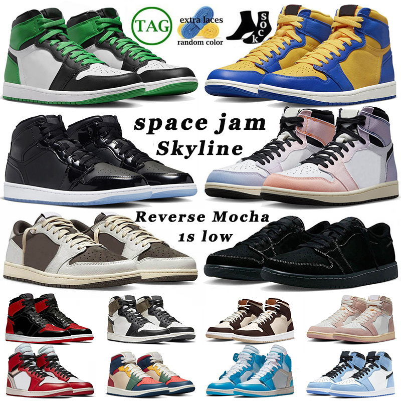 Jumpman 1 1s Basketball Shoes Mens Black Phantom Low Olive Reverse Mocha Zion Williamson Voodoo Mid Space Jam High Lucky Green Washed Pink Denim Big Size Sneakers, B11 pine green 36-47
Jumpman 1 1s Basketball Shoes Mens Black Phantom Low Olive Reverse Mocha Zion Williamson Voodoo Mid Space Jam High Lucky Green Washed Pink Denim Big Size Sneakers, B11 pine green 36-47