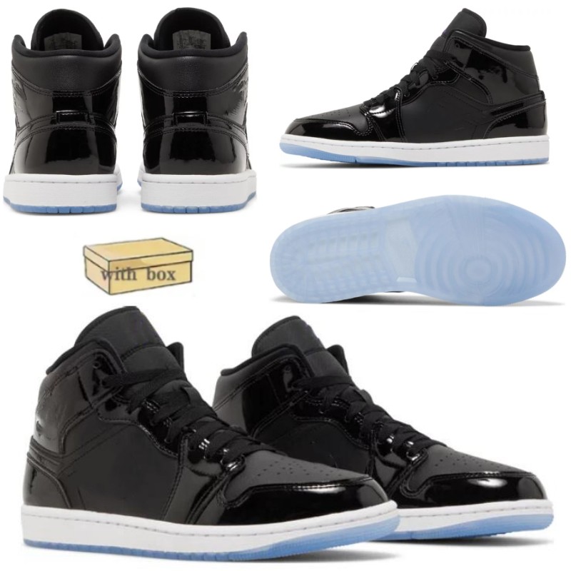 1S Mid SE Space Jam Basketball Shoes Lucky Green White Cement Washed Pink sneakers with box
1S Mid SE Space Jam Basketball Shoes Lucky Green White Cement Washed Pink sneakers with box
