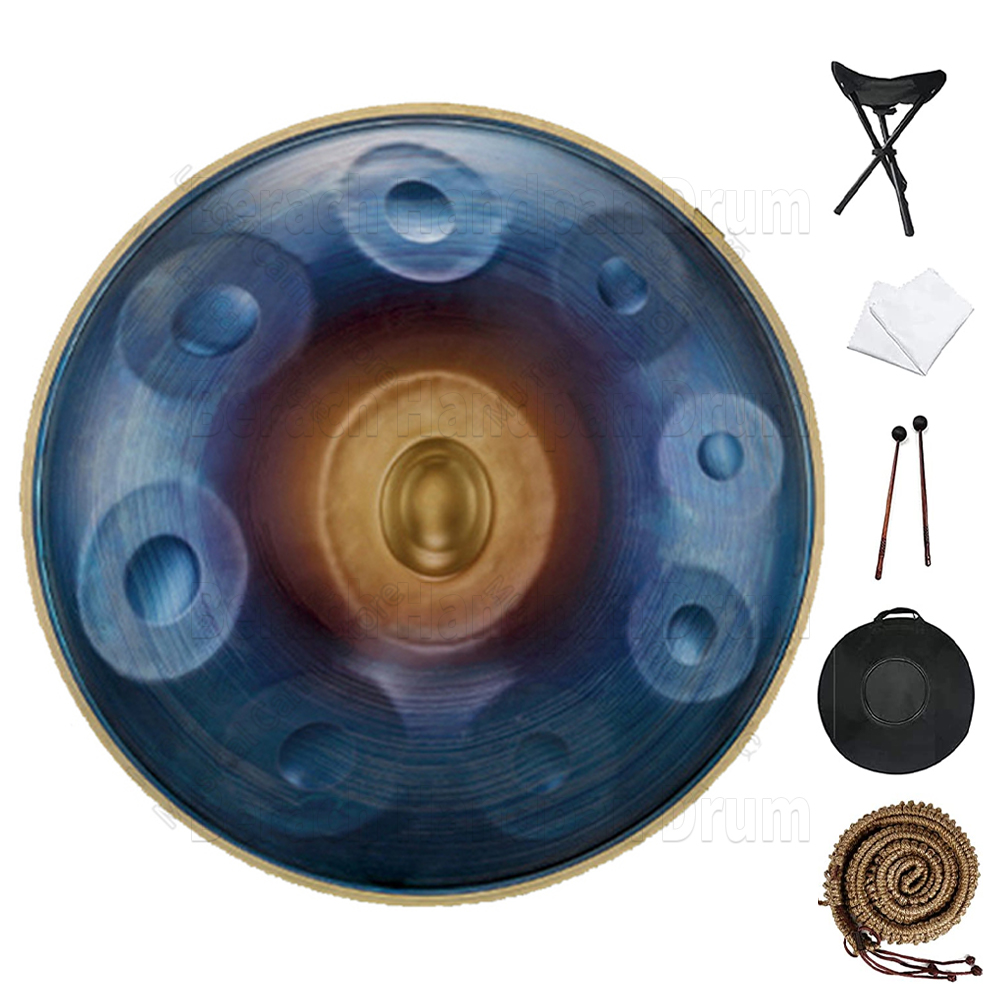 Hluru handpan drum 22 inch 9/10 note D minor steel tongue drum meditation instrument beginner tambor yoga instrument gift
Hluru handpan drum 22 inch 9/10 note D minor steel tongue drum meditation instrument beginner tambor yoga instrument gift