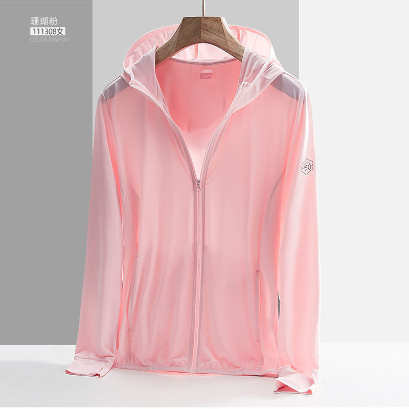 Women's Jackets Ice Silk Sun-Proof Female Clothing Loose Oversize Hooded Jackets Summer Outdoor Travel Fishing Thin Cardigan Zipper Coat 230512