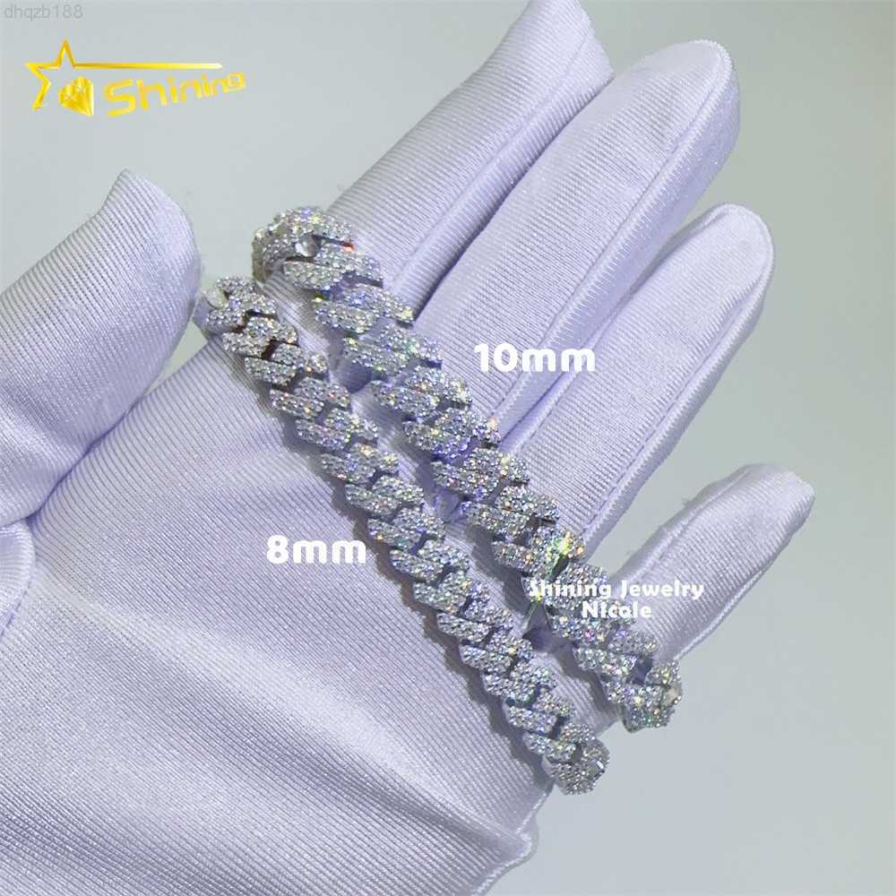 Wholesale Price Best Quality 925 Silver Custom Necklace Jewelry 8mm 10mm Iced Out Moissanite Cuban Link Chain
Wholesale Price Best Quality 925 Silver Custom Necklace Jewelry 8mm 10mm Iced Out Moissanite Cuban Link Chain
