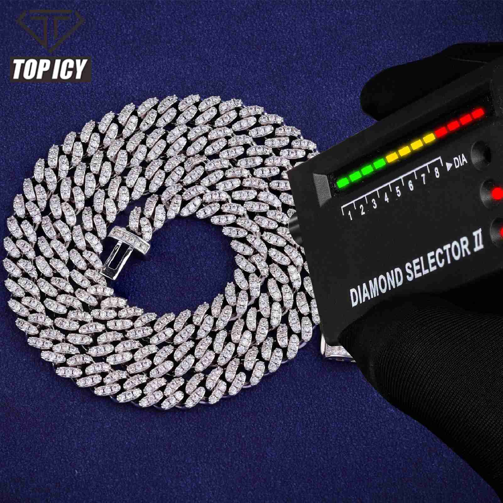 Moissanite Jewelry 6mm Full Diamonds 100% 925 Sterling Silver Cuban Bracecet Pass Diamond Tester Necklace Vvs Moissanite Jewelry
Moissanite Jewelry 6mm Full Diamonds 100% 925 Sterling Silver Cuban Bracecet Pass Diamond Tester Necklace Vvs Moissanite Jewelry