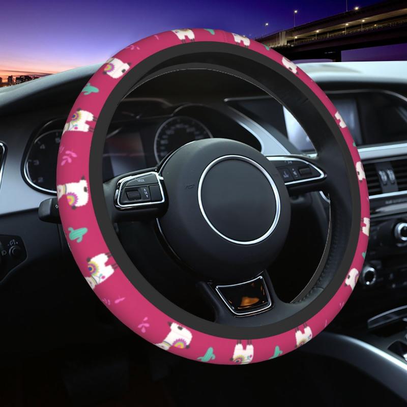Steering Wheel Covers 37-38 Car Cover Cute Alpaca Pattern Universal Animal Braid On Steering-Wheel AccessoriesSteering
Steering Wheel Covers 37-38 Car Cover Cute Alpaca Pattern Universal Animal Braid On Steering-Wheel AccessoriesSteering