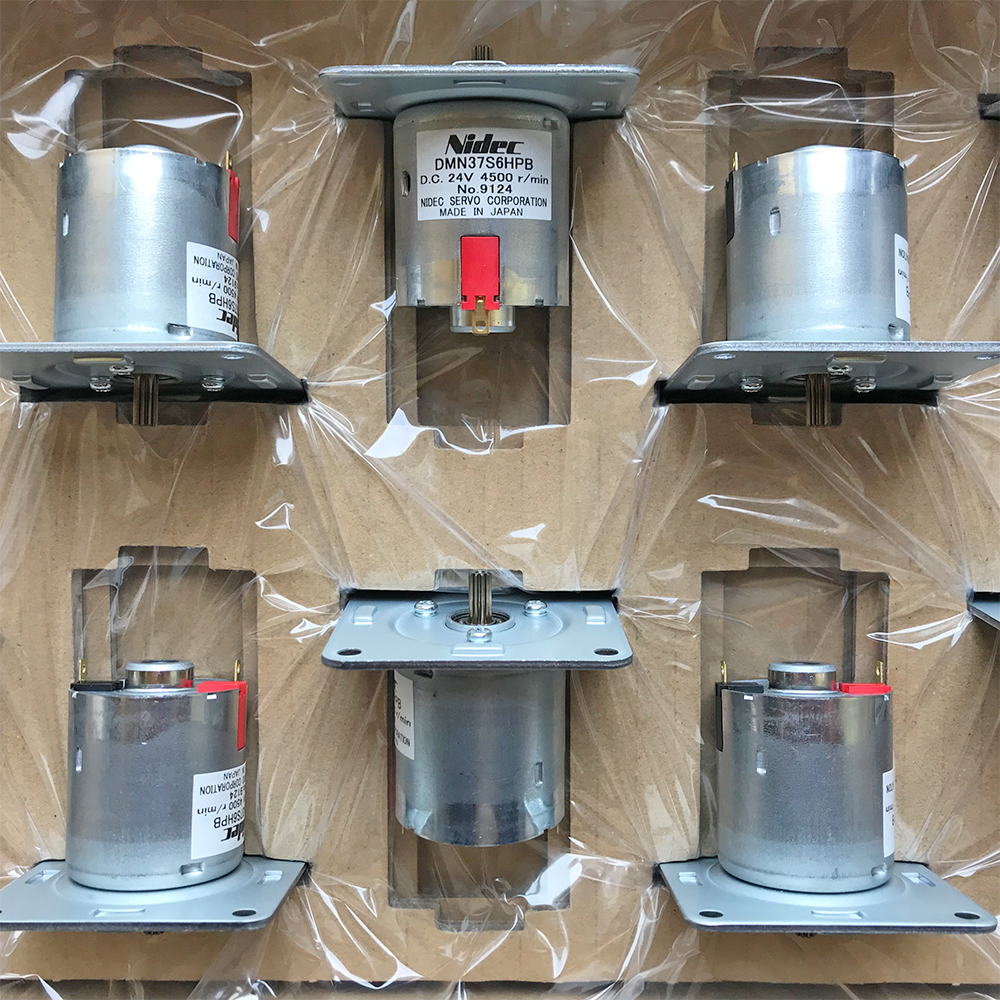 Precision-Controlled Nidec 24V DC Microservo Motor Model DMN37S6HPB