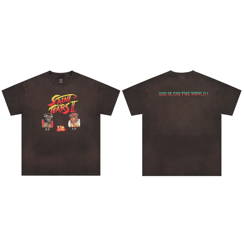 23ss USA Men Cotton Tee T shirts Summer Short Sleeve Casual High Street Skateboard Fighters Prints Tshirt Tops, M411 brown
23ss USA Men Cotton Tee T shirts Summer Short Sleeve Casual High Street Skateboard Fighters Prints Tshirt Tops, M411 brown