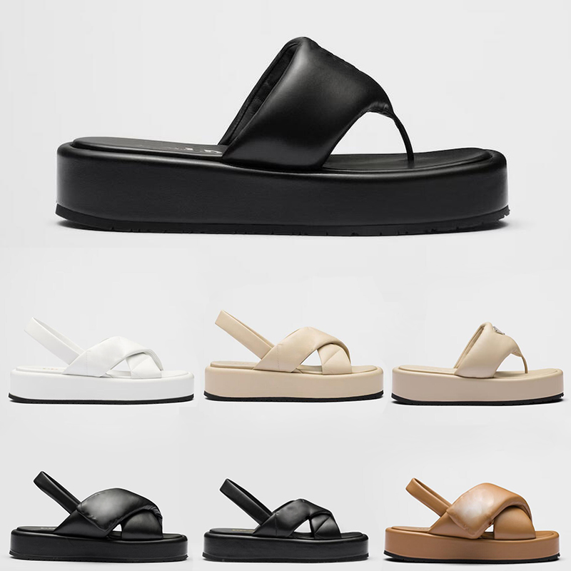Prad Soft padded nappa leather thong wedge sandals leather slides Desert Beige Black Quilted nappa leather flatform sandals Slippers and Mules for women
Prad Soft padded nappa leather thong wedge sandals leather slides Desert Beige Black Quilted nappa leather flatform sandals Slippers and Mules for women