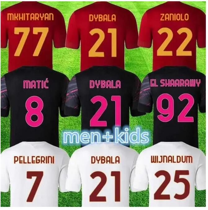 22 23 24 DYBALA romas Soccer jerseys maglia Pellegrini belotti CELIK Abraham 2023 2024 HOME away 3rd jerseys MANCINI KUMBULLA men kids kit Football EL SHAARAWY
22 23 24 DYBALA romas Soccer jerseys maglia Pellegrini belotti CELIK Abraham 2023 2024 HOME away 3rd jerseys MANCINI KUMBULLA men kids kit Football EL SHAARAWY