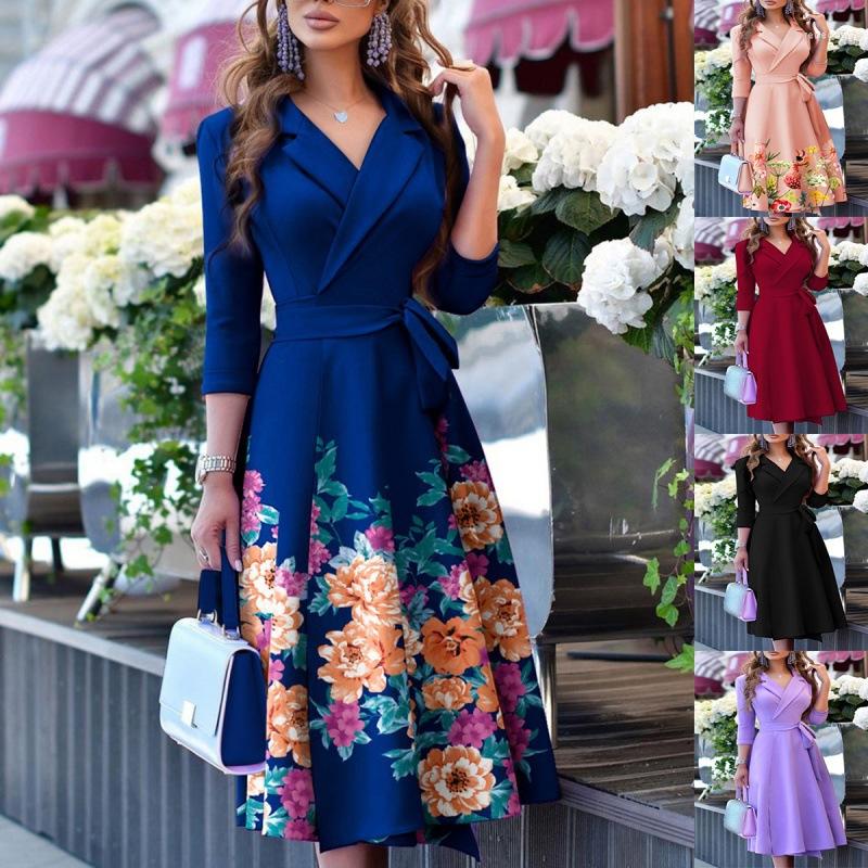 Casual Dresses 2023 Women' Temperament V-neck Fashion Long-sleeved Skirt Bandage Waist Mid-sleeve Dress Women, Black
Casual Dresses 2023 Women' Temperament V-neck Fashion Long-sleeved Skirt Bandage Waist Mid-sleeve Dress Women, Black