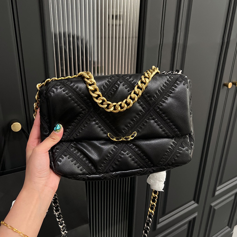 Womens 19 Collection Embroidery Quilted Bags With Serial Number Purse Gold-Silver Two-tone Metal Hardware Matelasse Chain Crossbody Shoulder Designer Handbag 25CM, Box
Womens 19 Collection Embroidery Quilted Bags With Serial Number Purse Gold-Silver Two-tone Metal Hardware Matelasse Chain Crossbody Shoulder Designer Handbag 25CM, Box