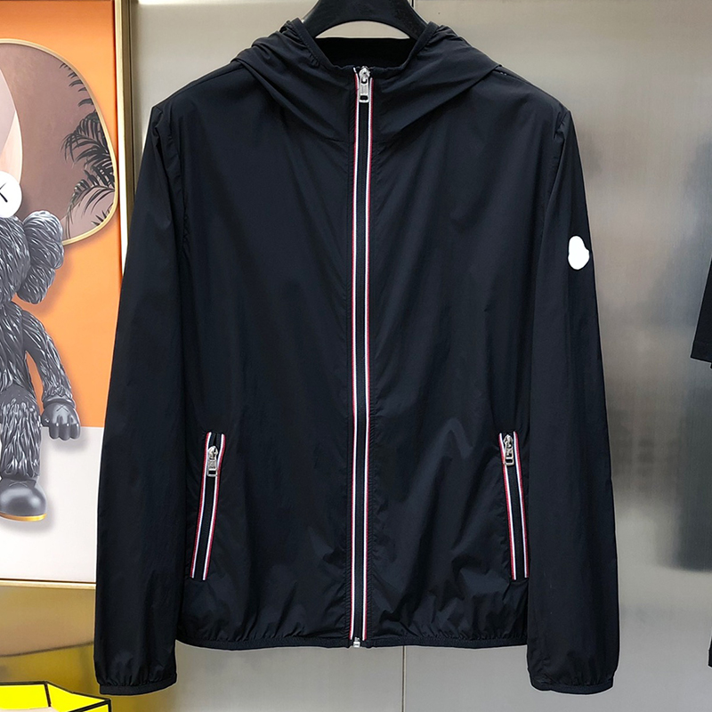 Luxury men's designer jacket summer breathable Hooded Zipper thin coat monclair Outdoor sports sun protection clothing windproof waterproof windbreaker Hip Hop, White
Luxury men's designer jacket summer breathable Hooded Zipper thin coat monclair Outdoor sports sun protection clothing windproof waterproof windbreaker Hip Hop, White