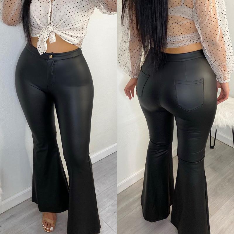 Women' Pants & Capris 2023 Ladies Personality Trend Street Fashion Leather High Waist Tight Wide Leg Bell, Black
Women' Pants & Capris 2023 Ladies Personality Trend Street Fashion Leather High Waist Tight Wide Leg Bell, Black