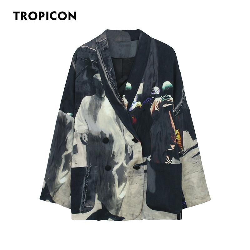 Pants TROPICON 2020 Designer Women Blazers And Jackets Print Patchwork Plus Size Blazer Loose High Street Fashion Autumn Spring Blazer, Beige
Pants TROPICON 2020 Designer Women Blazers And Jackets Print Patchwork Plus Size Blazer Loose High Street Fashion Autumn Spring Blazer, Beige