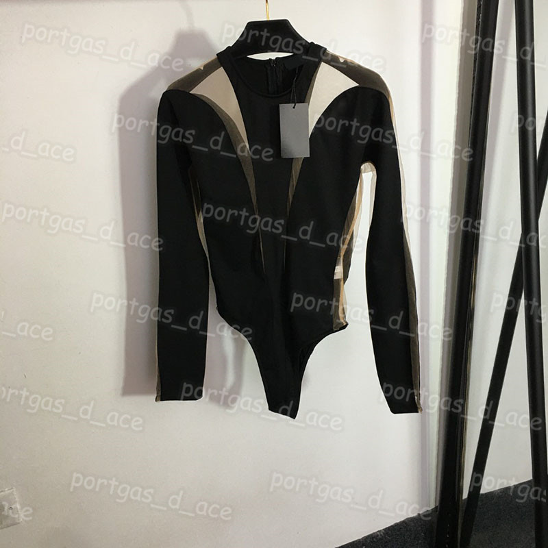 Luxury Designer Women T Shirts Sexy See Through Leotard Fashion Long Sleeve Round One Piece Rompers Tops, Nude with label #20232648
Luxury Designer Women T Shirts Sexy See Through Leotard Fashion Long Sleeve Round One Piece Rompers Tops, Nude with label #20232648