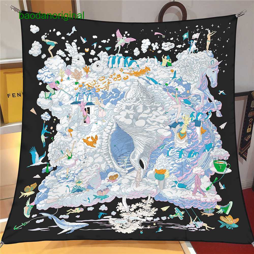 Hemres Designer Scarves French 90cm New Cloud Versatile Better Selling Women's Decorative Twill Shawl Large Square Wrapped Chest Scarf
Hemres Designer Scarves French 90cm New Cloud Versatile Better Selling Women's Decorative Twill Shawl Large Square Wrapped Chest Scarf