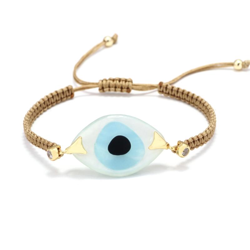 Charm Bracelets Exotic Style Personality Devil's Eye Women Bracelet Hand-woven Cool Wind Resin Female Jewelry Party Gift Adjustable
Charm Bracelets Exotic Style Personality Devil's Eye Women Bracelet Hand-woven Cool Wind Resin Female Jewelry Party Gift Adjustable