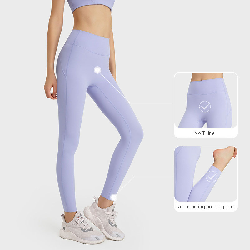 L-221 High Rise Tights Nude Sense Yoga Pants No T-line Leggings Elastic Sweatpants Women Trousers, Black
L-221 High Rise Tights Nude Sense Yoga Pants No T-line Leggings Elastic Sweatpants Women Trousers, Black