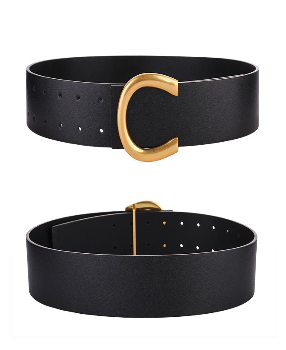 Casual Buckle Leather Wide Belts Ladies Suit Coat Belt Layer Cowhide Waist Seal Waistband Whole6582305, Black
Casual Buckle Leather Wide Belts Ladies Suit Coat Belt Layer Cowhide Waist Seal Waistband Whole6582305, Black