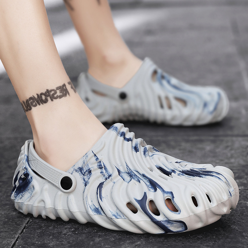 Fingerprint Sandals Trendy Casual Couple Style Slip Resistant Beach Shoes Thick Soles Lightweight Hole Shoes CORS HA691-1, Pink
Fingerprint Sandals Trendy Casual Couple Style Slip Resistant Beach Shoes Thick Soles Lightweight Hole Shoes CORS HA691-1, Pink