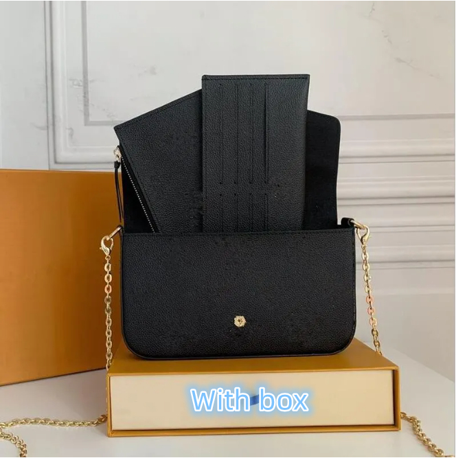 Luxurys Designer Bag 3pcs set Women Bags Handbag Crossbody Leather Purse Louiseity Fashion Viutonity Shoulder Lady the knurling Tote Bag Purses Wallet With box, Pink
Luxurys Designer Bag 3pcs set Women Bags Handbag Crossbody Leather Purse Louiseity Fashion Viutonity Shoulder Lady the knurling Tote Bag Purses Wallet With box, Pink
