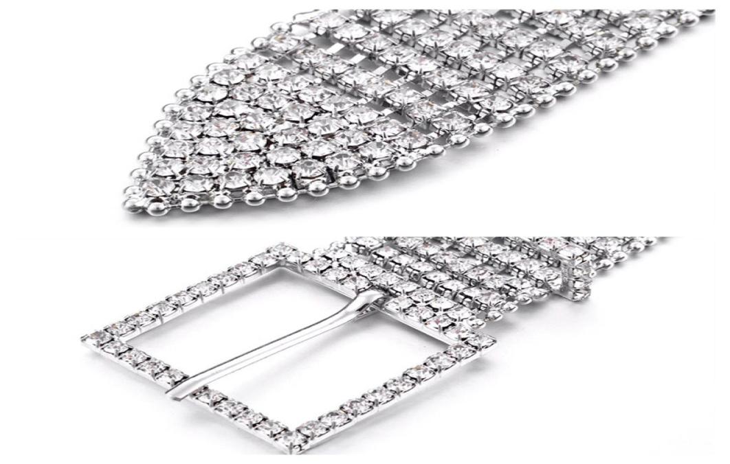 8 Rows Full Cubic Zirconia Wedding Belt Sparkling Rhinestone Chain Belt Wide Waist Chain Belt Cintos Femenino Belts Accessories6724102, Black
8 Rows Full Cubic Zirconia Wedding Belt Sparkling Rhinestone Chain Belt Wide Waist Chain Belt Cintos Femenino Belts Accessories6724102, Black