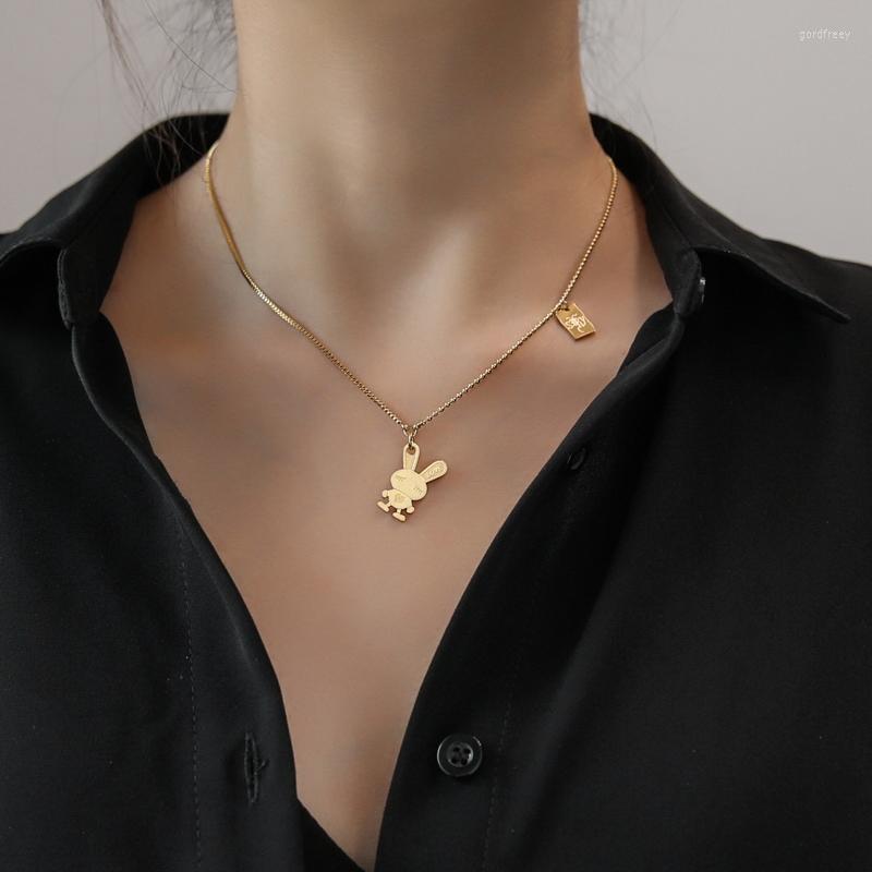 Pendant Necklaces YUN RUO 2023 Individuality Fashion Necklace 14 K Gold Titanium Steel Jewelry Woman Gift Never Fade Hypoallergenic
Pendant Necklaces YUN RUO 2023 Individuality Fashion Necklace 14 K Gold Titanium Steel Jewelry Woman Gift Never Fade Hypoallergenic