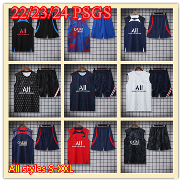 22/23/24 PSGS tracksuits Men training suit 2023 Paris Sportswear vest suit Football soccer Jersey kit uniform chandal adult sweatshirt Sweater sets Top quality, 29
22/23/24 PSGS tracksuits Men training suit 2023 Paris Sportswear vest suit Football soccer Jersey kit uniform chandal adult sweatshirt Sweater sets Top quality, 29