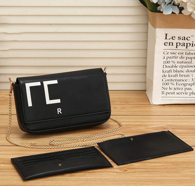 Designer Luxurys Women Handbag 3 Pcs Set Shoulder Bags Purse Lady Leather Chain Bag Messenger Bags Handbags Gift High Quality 2023, Black
Designer Luxurys Women Handbag 3 Pcs Set Shoulder Bags Purse Lady Leather Chain Bag Messenger Bags Handbags Gift High Quality 2023, Black