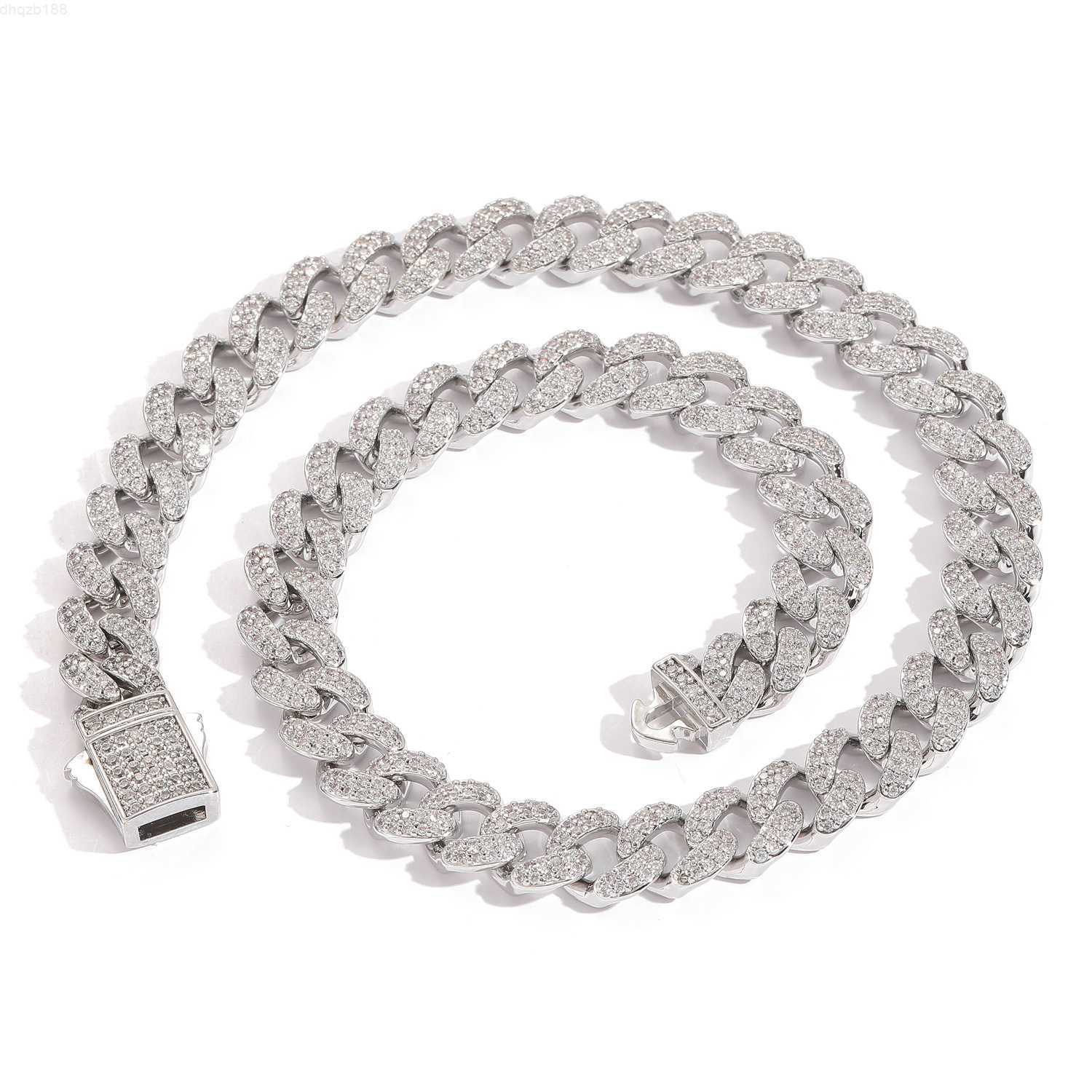 Fine Luxury Jewelry 12mm Vvs Moissanite Iced Out Diamond Sterling Silver Hip Hop Necklace Cuban Link Chain Men and Women
Fine Luxury Jewelry 12mm Vvs Moissanite Iced Out Diamond Sterling Silver Hip Hop Necklace Cuban Link Chain Men and Women