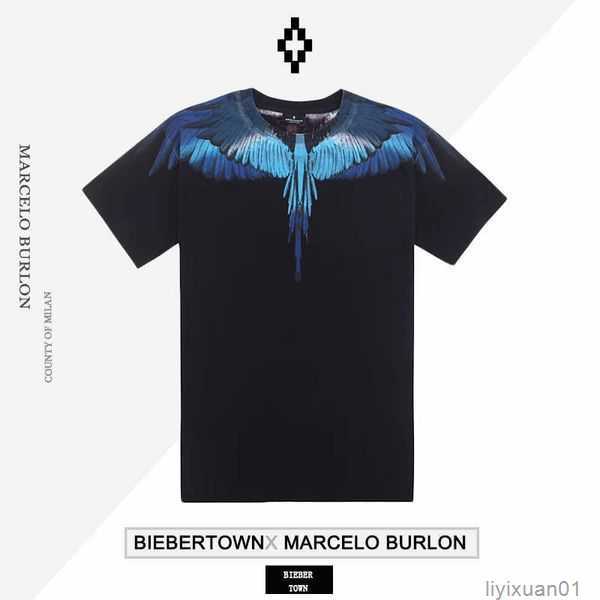 designer Marcelos Burlons Pink Purple Winged Short Sleeve Men's and Women's Street T-shirts Summer Fashion Ins 1 YY3D, Black2
designer Marcelos Burlons Pink Purple Winged Short Sleeve Men's and Women's Street T-shirts Summer Fashion Ins 1 YY3D, Black2