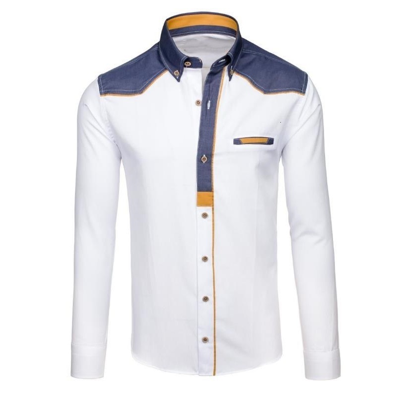 Men's Casual Shirts Men Shirts Summer Men's LongSleeved Shirt Casual Top Youth Personality Stitching Shirt LongSleeved Shirt Harajuku Shirt 230512, Light blue
Men's Casual Shirts Men Shirts Summer Men's LongSleeved Shirt Casual Top Youth Personality Stitching Shirt LongSleeved Shirt Harajuku Shirt 230512, Light blue