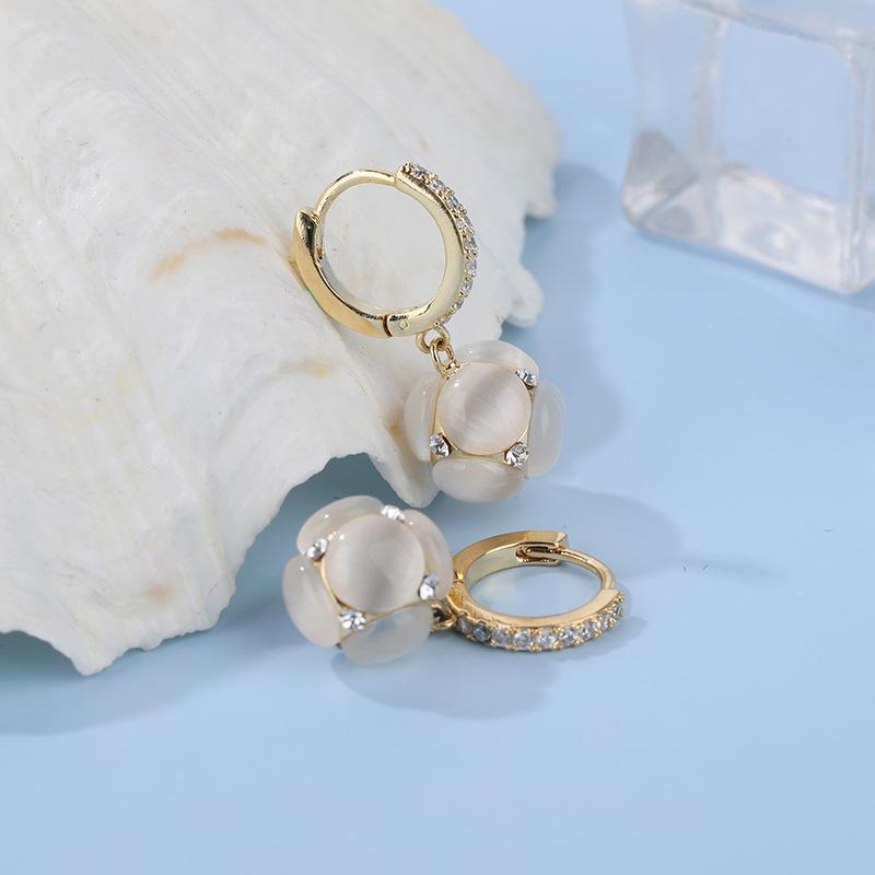 Dangle Earrings & Chandelier LAYUN Fashion Round Pendant Opal Bridal Engagement Wedding Jewelry Elegant Female Exquisite Gift
Dangle Earrings & Chandelier LAYUN Fashion Round Pendant Opal Bridal Engagement Wedding Jewelry Elegant Female Exquisite Gift