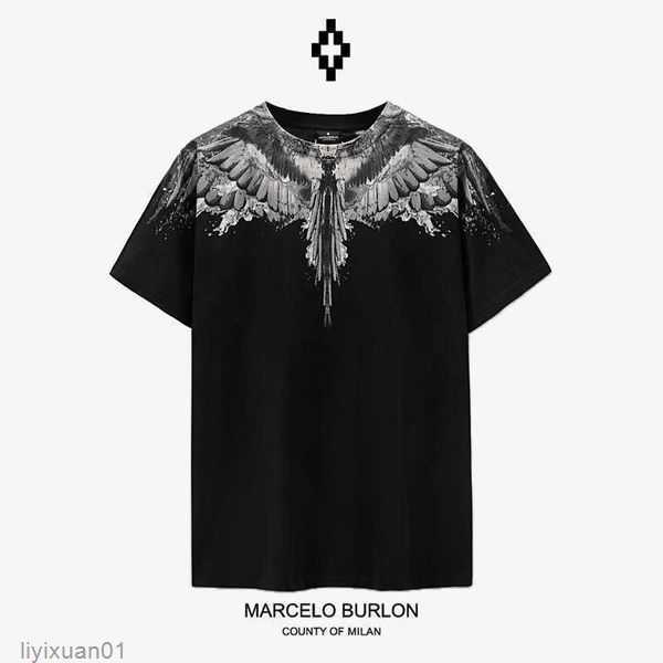 designer Marcelos Burlons Pink Purple Winged Short Sleeve Men's and Women's Street T-shirts Summer Fashion Ins 2 WEFP, White4
designer Marcelos Burlons Pink Purple Winged Short Sleeve Men's and Women's Street T-shirts Summer Fashion Ins 2 WEFP, White4
