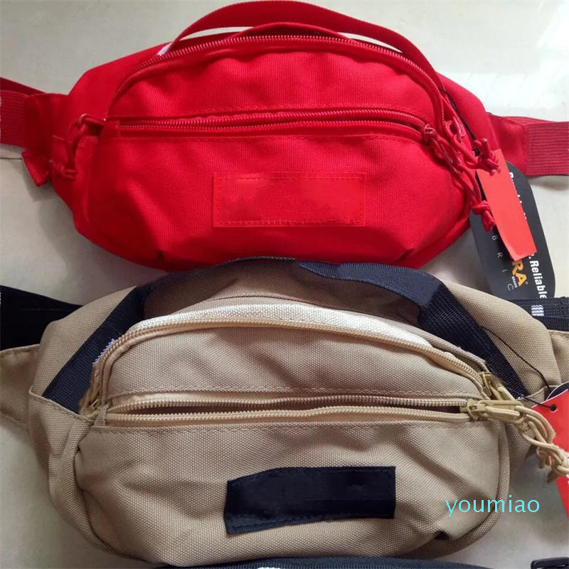 2023-Unisex Waist Bags Top Quality Woman Leisure Hip-Hop Fanny Pack Men Outdoor Canvas Shoulder Bag Belt Girls Purse