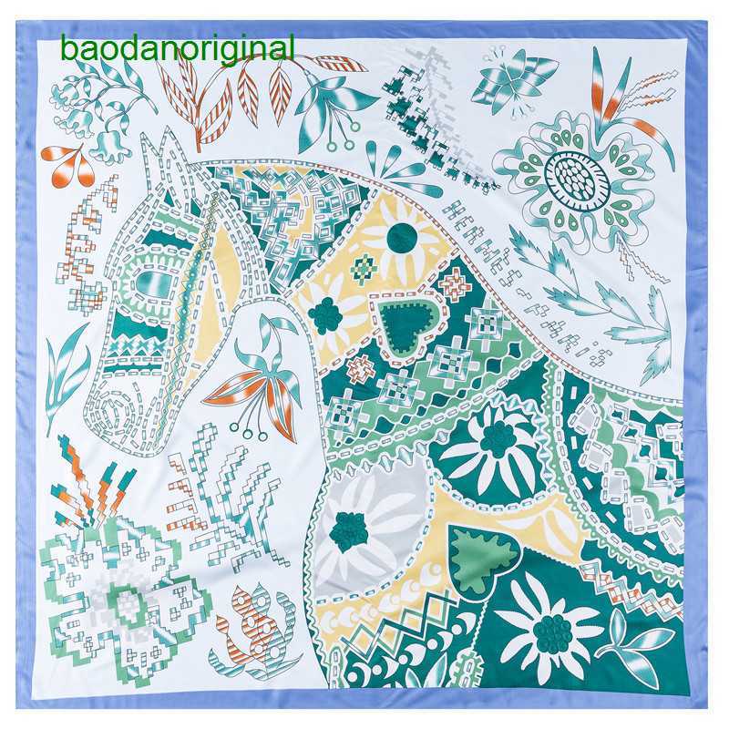 Hemres Designer Scarves Spring and Autumn New 130cm Twill Silk Large Square Flower Spliced Horsehead Women's Headband Shawl Scarf
Hemres Designer Scarves Spring and Autumn New 130cm Twill Silk Large Square Flower Spliced Horsehead Women's Headband Shawl Scarf