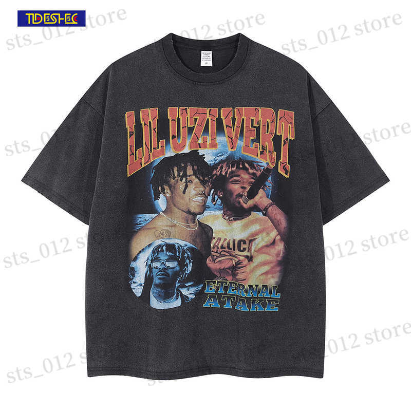 Men's T-Shirts TIDESHEC Mens T shirt Streetwear Vintage Washed Lil Uzi Vert Graphics Cotton Casual Oversized Tee Top Summer T230512, Black
Men's T-Shirts TIDESHEC Mens T shirt Streetwear Vintage Washed Lil Uzi Vert Graphics Cotton Casual Oversized Tee Top Summer T230512, Black