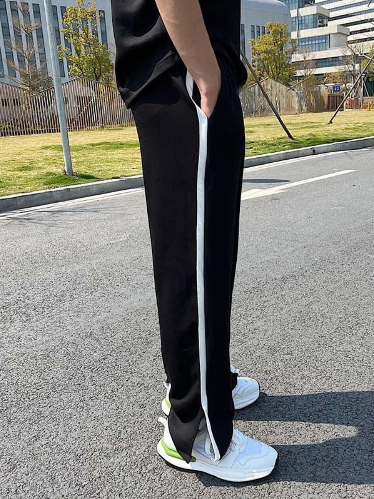 Men's Tracksuits Juspinice Blue T-shirt Casual Pants Two-piece Men's Personality Drape Loose Sports Suit Summer Matching Set Men's Clot