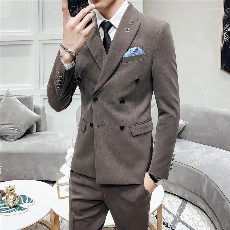 Men' Suits Man' Blazer Double-breasted Lapel Neck Wedding Suit Bussiness Tailor-made For Groomsmen Jacket Slim Fit Men Clothing 3 Pc, Black
Men' Suits Man' Blazer Double-breasted Lapel Neck Wedding Suit Bussiness Tailor-made For Groomsmen Jacket Slim Fit Men Clothing 3 Pc, Black