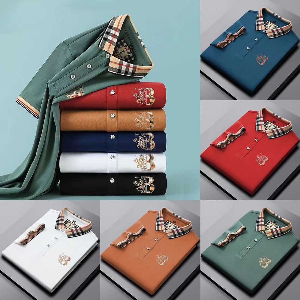 cotton High end sleeved embroidered short polo shirt men s T shirt Korean fashion clothing summer luxury top Asian size M L XL XXL XXXL GJL7, Customize
cotton High end sleeved embroidered short polo shirt men s T shirt Korean fashion clothing summer luxury top Asian size M L XL XXL XXXL GJL7, Customize