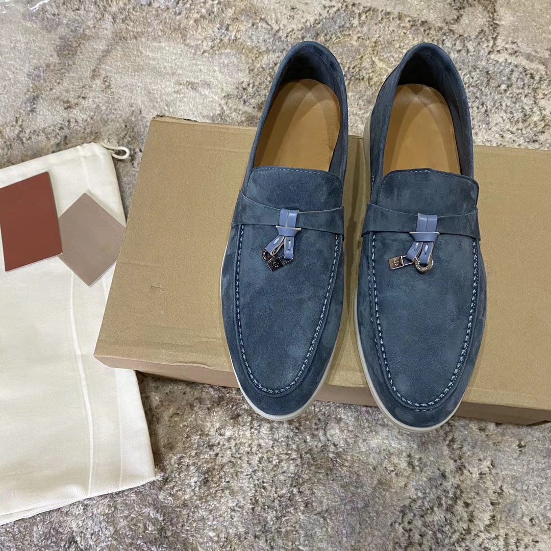 Designer Loro Piana Walk Charms Embellished Casual Shoes LoroPiana Mens Womens Suede Loafers Couple Shoe Genuine Leather Flat For Men Women Factory direct sales, 20
Designer Loro Piana Walk Charms Embellished Casual Shoes LoroPiana Mens Womens Suede Loafers Couple Shoe Genuine Leather Flat For Men Women Factory direct sales, 20