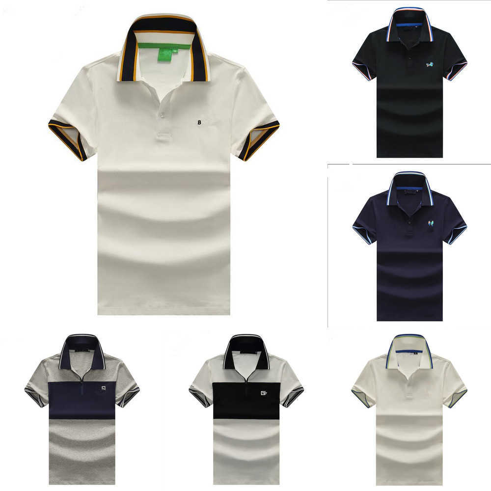 shirt summer Business men's short-sleeved POLO thin plus fat plus size T-shirt American trend lapel top XIR0, Yellow
shirt summer Business men's short-sleeved POLO thin plus fat plus size T-shirt American trend lapel top XIR0, Yellow