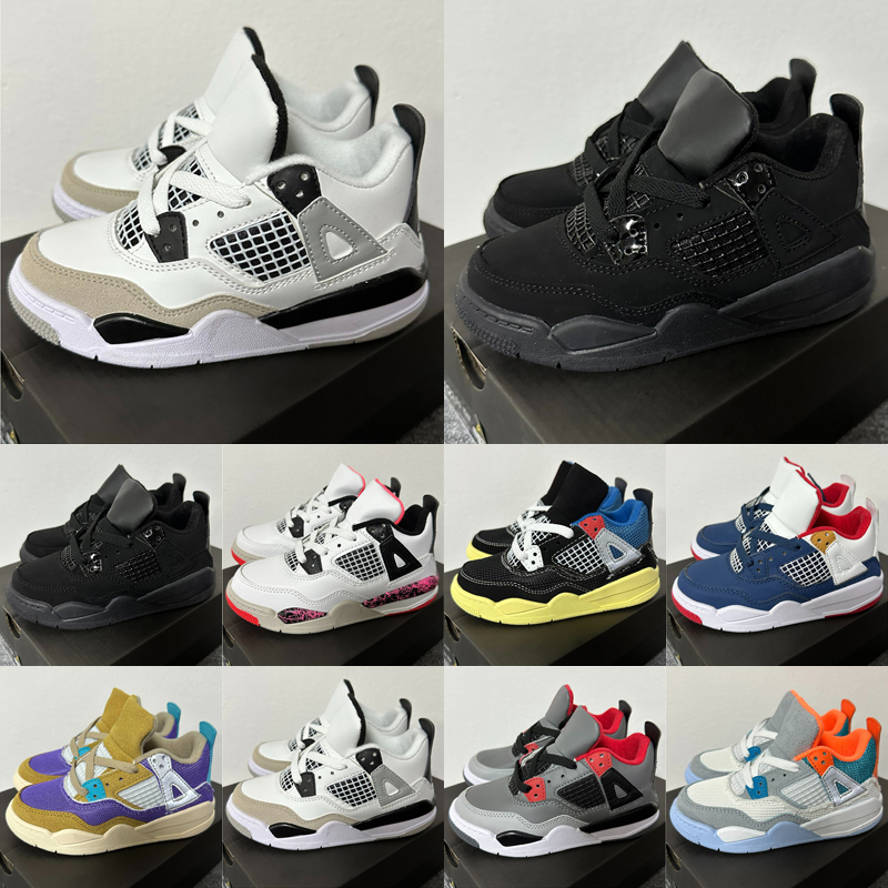 Kids Shoes 4 Basketball 4s Designer Sneakers Boys Military Black Cat Trainers Baby kid shoe Fire Red Thunder Girls Children youth toddler infants Blue Lightning Grey, As photo 9
Kids Shoes 4 Basketball 4s Designer Sneakers Boys Military Black Cat Trainers Baby kid shoe Fire Red Thunder Girls Children youth toddler infants Blue Lightning Grey, As photo 9