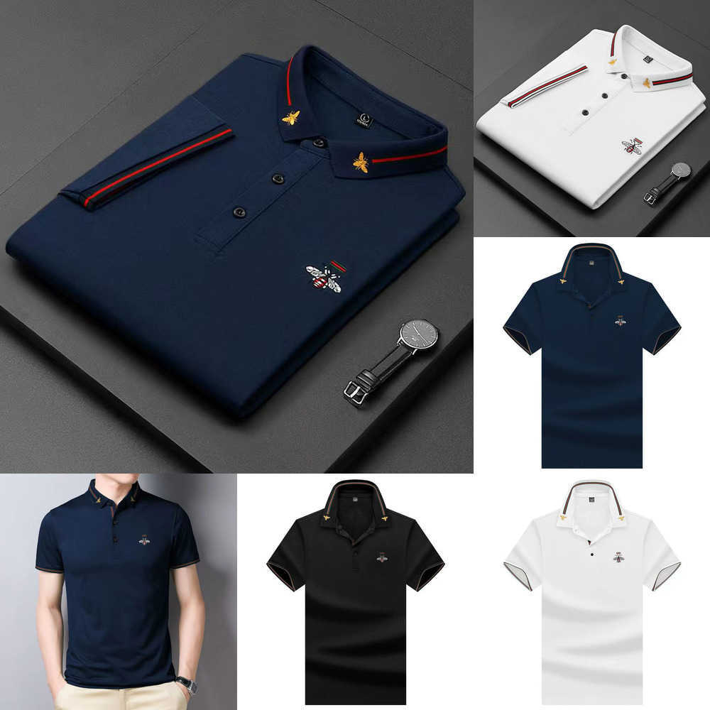 lapel knitted autumn POLO shirt short sleeve sweater stripe contrast color tide brand large size sweater half sleeve handsome HD0E, White
lapel knitted autumn POLO shirt short sleeve sweater stripe contrast color tide brand large size sweater half sleeve handsome HD0E, White