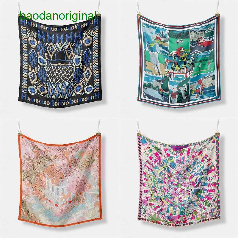 Hemres Designer Scarves Small Square Scarf Women's Autumn and Winter Silk Korean Version Versatile Suit Shirt Highend Decoration
Hemres Designer Scarves Small Square Scarf Women's Autumn and Winter Silk Korean Version Versatile Suit Shirt Highend Decoration
