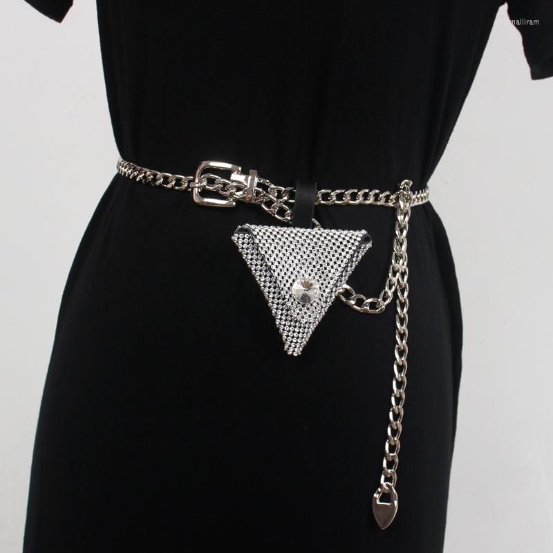 Belts Mini Triangle Waist Bag For Coin Key Women 2023 Bling Rhinestone Metal Belt Adjustable Alloy Chain Chest, Black
Belts Mini Triangle Waist Bag For Coin Key Women 2023 Bling Rhinestone Metal Belt Adjustable Alloy Chain Chest, Black
