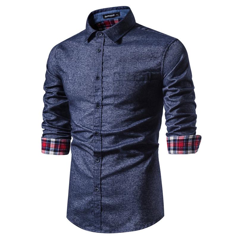 Men' Casual Shirts Spring High-quality Cotton Long-sleeved Lapel Formal Social ShirtsMen, Picture color2
Men' Casual Shirts Spring High-quality Cotton Long-sleeved Lapel Formal Social ShirtsMen, Picture color2